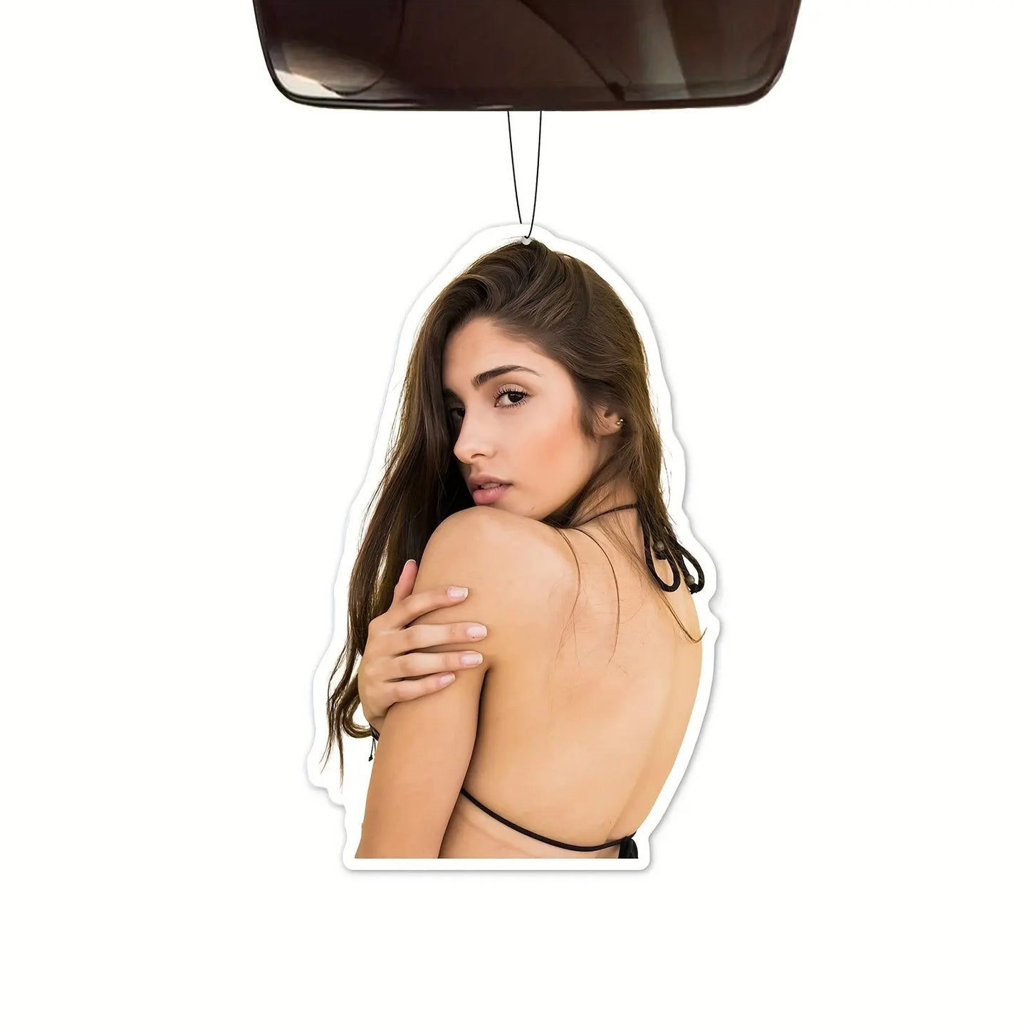 FAMILOVE Custom 5Pcs Car Air Fresheners - Double-Sided Print, Various Fragrances, Personalized Shapes, Ideal for Valentine's Day, Birthdays, Anniversaries - Personnalise-moi